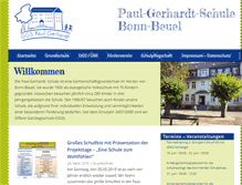 Tablet Screenshot of ggs-paul-gerhardt.de